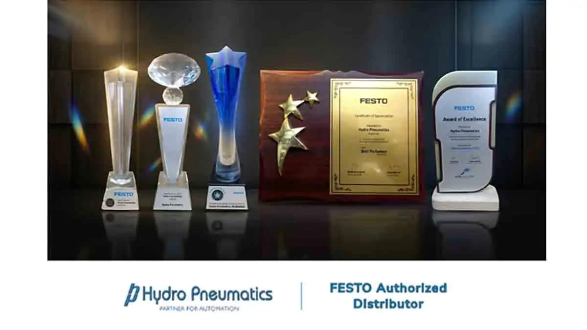 হাইড্রো পনিউমেটিক্সের ছয়টি ফেস্টো পুরস্কার, টেলেঙ্গণার অটোমেশন ক্ষেত্রে নতুন মাইলফলক